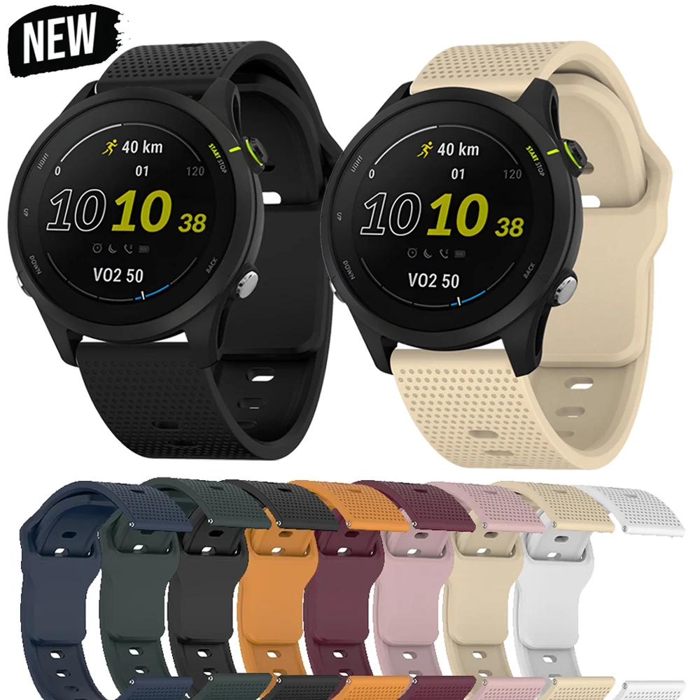 Silicone Watch Band 22Mm - 20mm 22mm Silicone Watch Strap for
