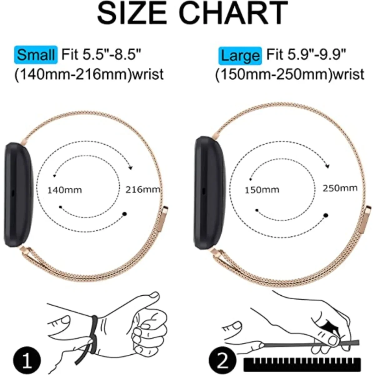 Milanese Strap for Fitbit Vers - Milanese Loop Magnetic review and price