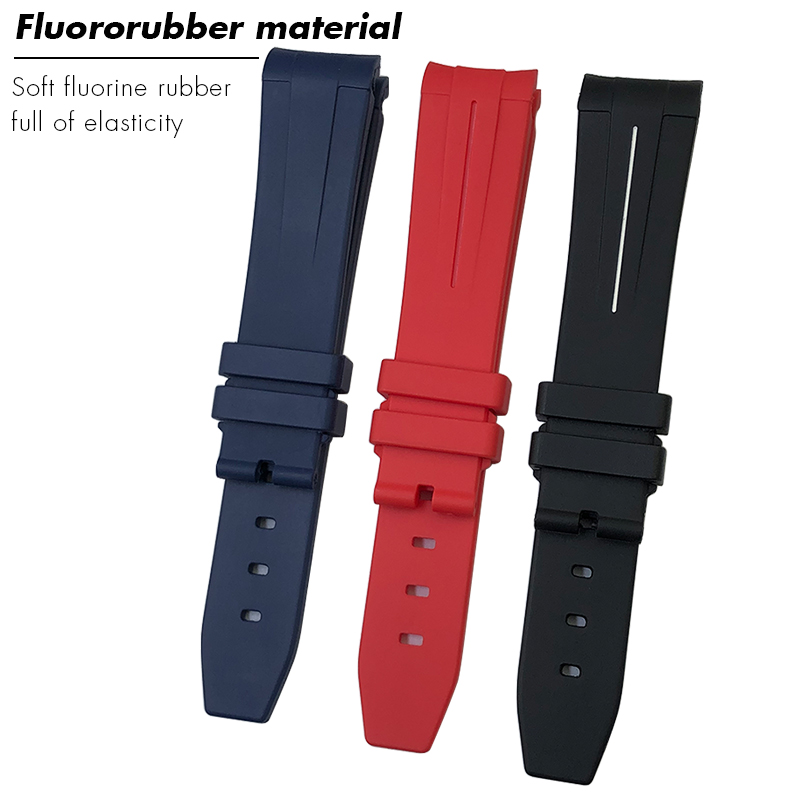 Curved End 19mm 20mm 21mm 22mm - Silicone Watch Band 22Mm review and price