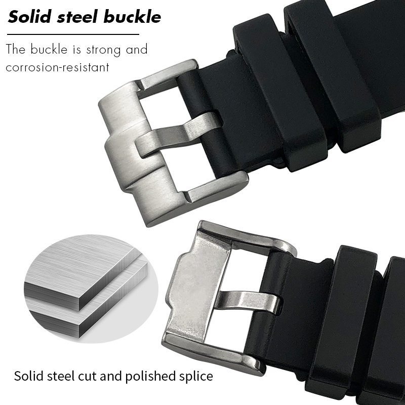 Curved End 19mm 20mm 21mm 22mm - Silicone Watch Band 22Mm review and price