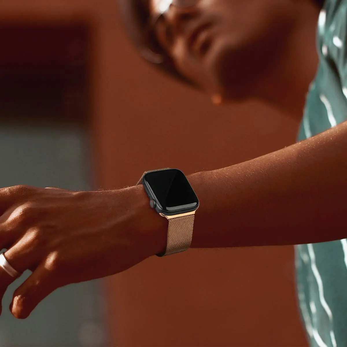 Strap For Apple watch ultra Ba - Milanese Loop Magnetic review and price