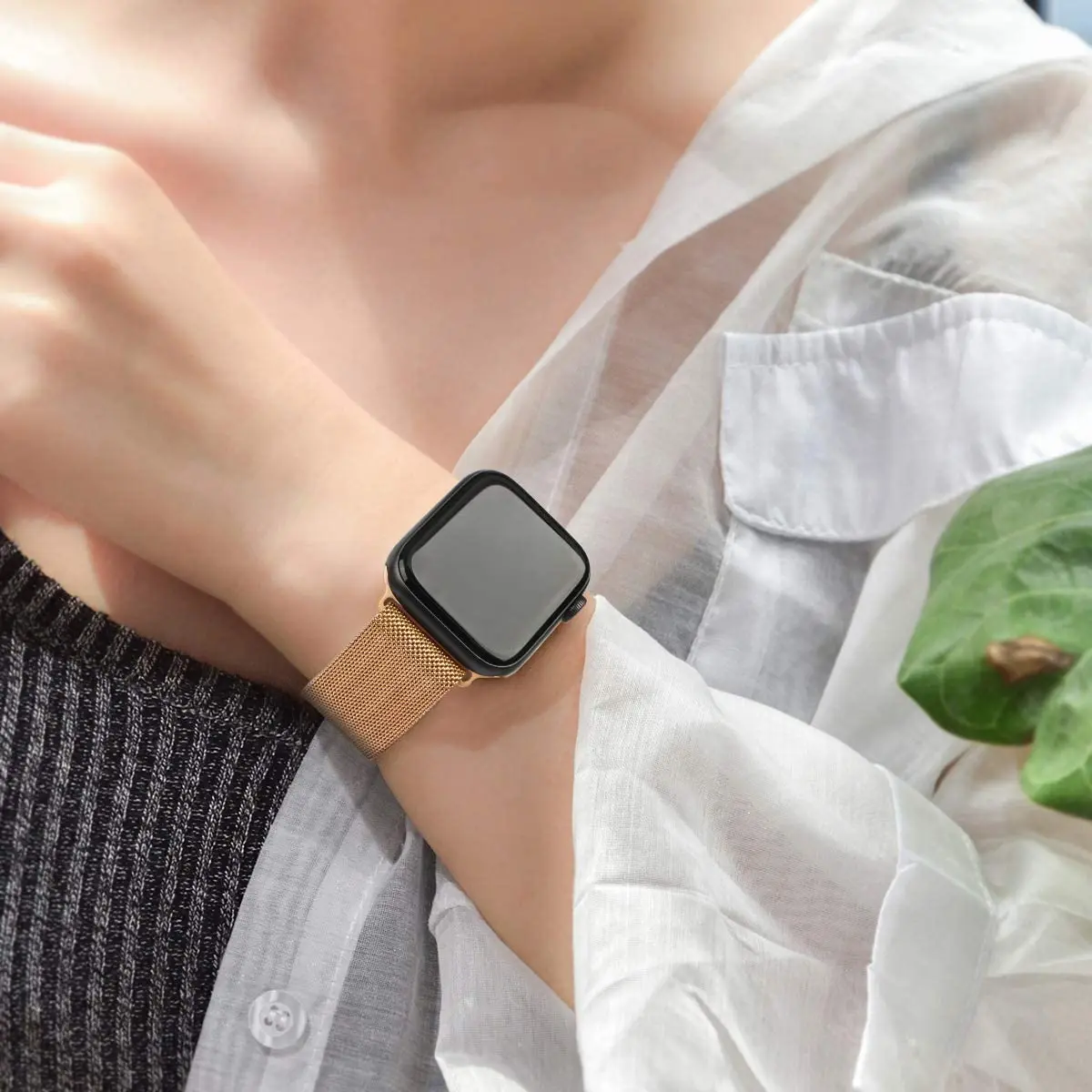 Strap For Apple watch ultra Ba - Milanese Loop Magnetic review and price