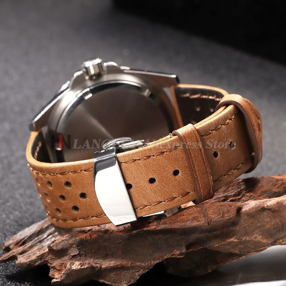 18mm 20mm 22mm Genuine Cowhide - Leather Watch Band Men review and price