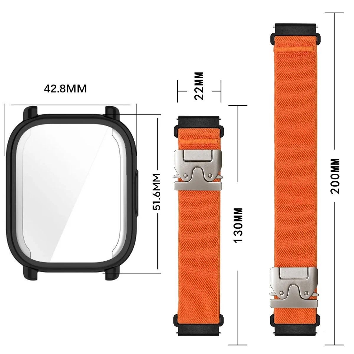 Nylon Straps+ TPU case for Red - Parachute Strap Elastic review and price