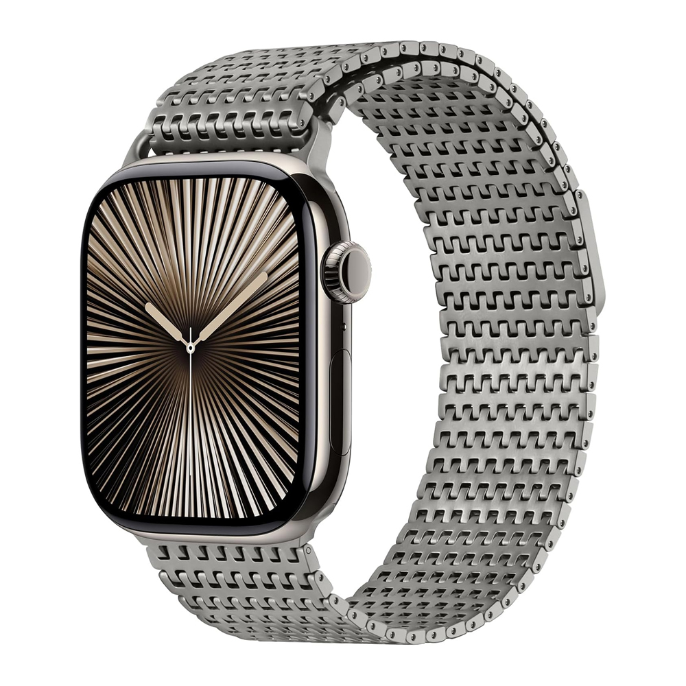 Titanium loop strap for Apple  - Milanese Loop Magnetic review and price