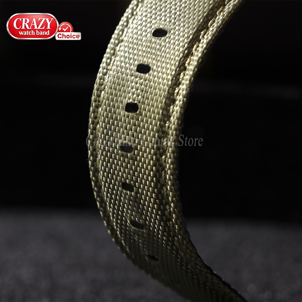 20mm 22mm Canvas Leather Weave - Canvas Strap Watch review and price